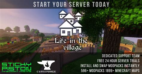Life in the village Server Hosting by Curse .